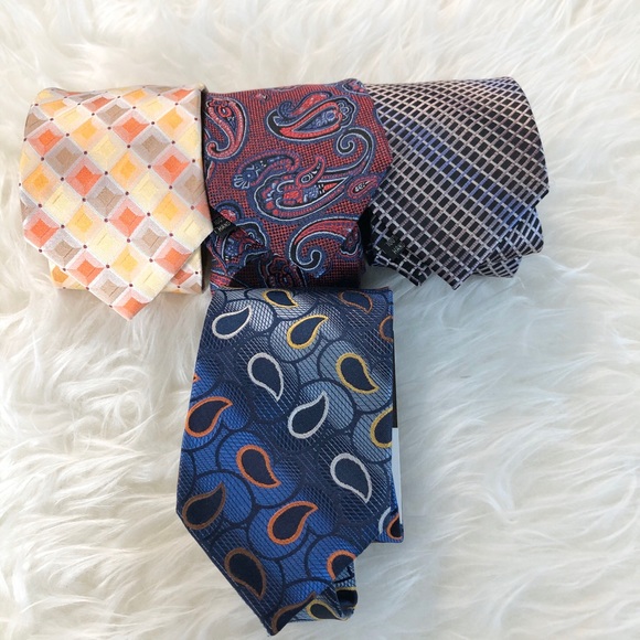 Jon Randall Collection patterned silk tie bundles - Picture 2 of 8